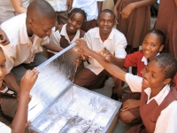 Elever från Mattlidens gymnasium åkte till Namibia för att