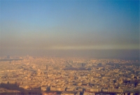 Smog över Paris.